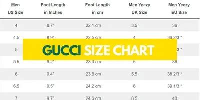 gucci size chart 44|gucci size conversion chart.